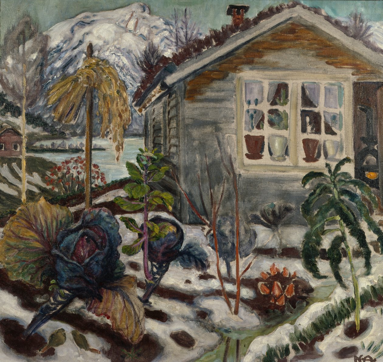 Início do outono (óleo sobre tela) de Nikolai Astrup