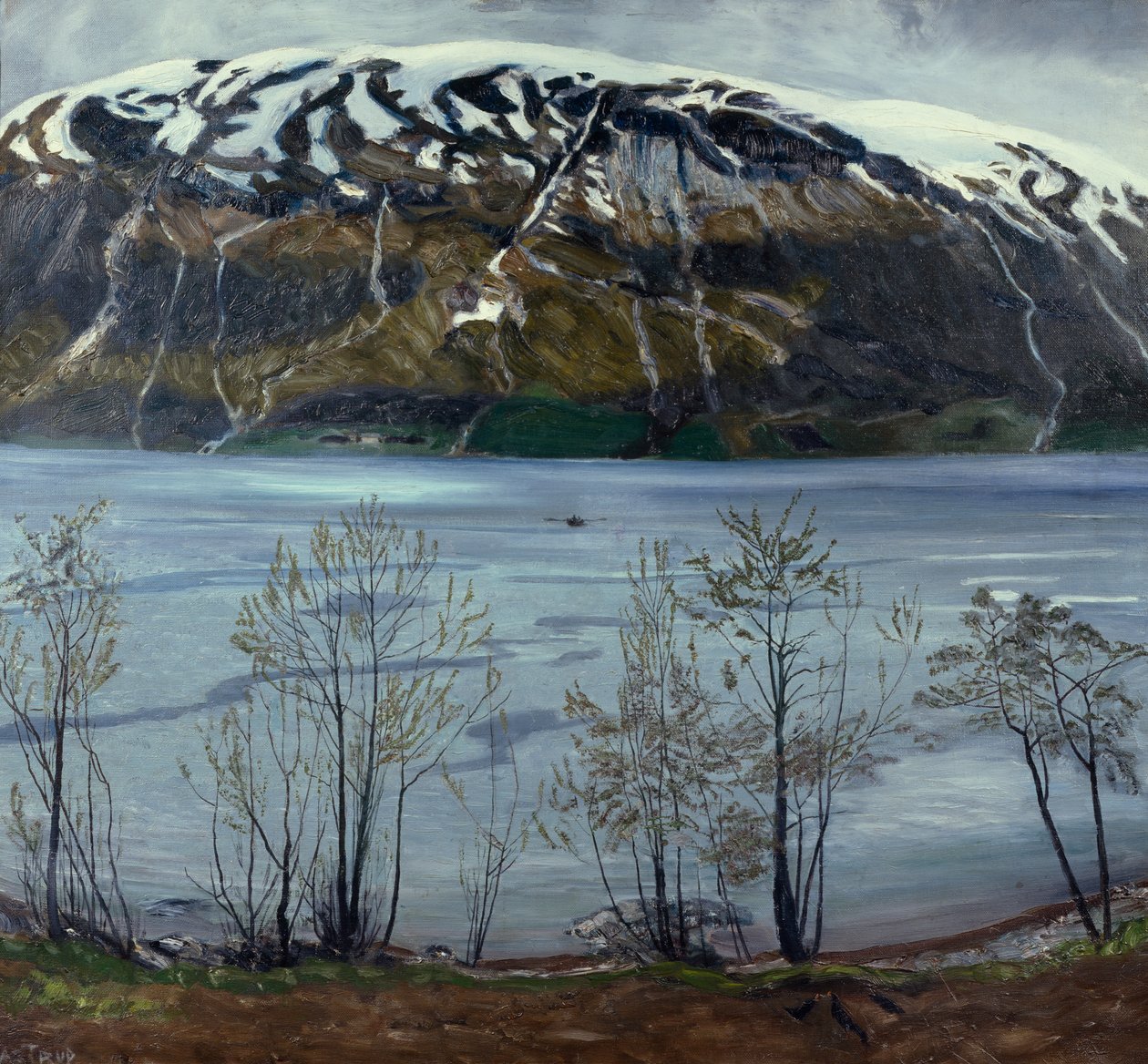 Noite cinzenta de primavera de Nikolai Astrup