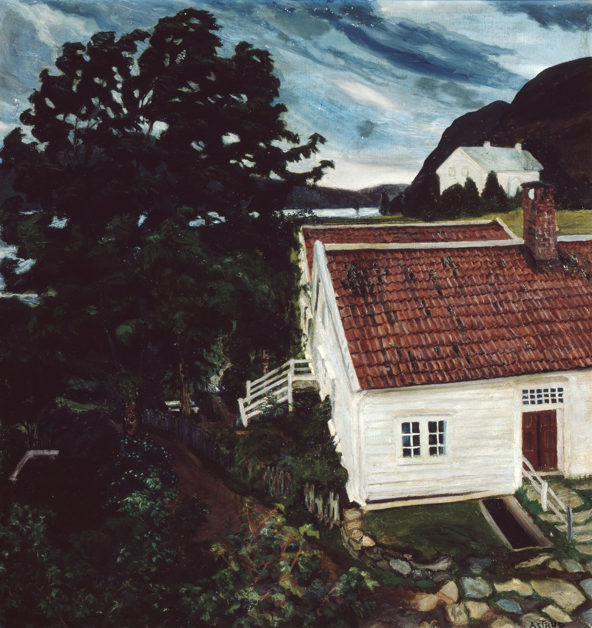 Jolster, novo e antigo vicariato de Nikolai Astrup