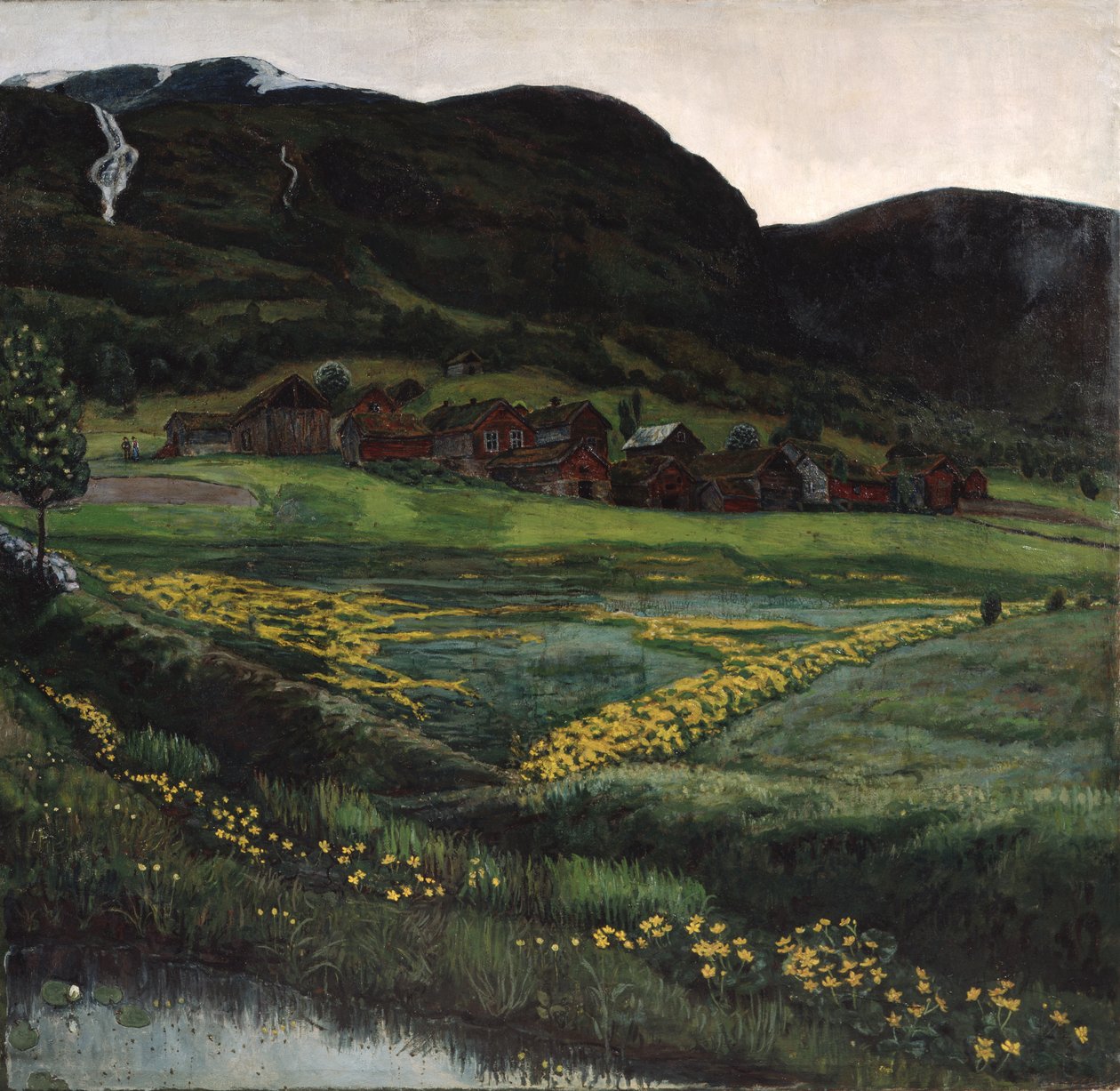 Noite de junho e noite de botão de ouro de Nikolai Astrup