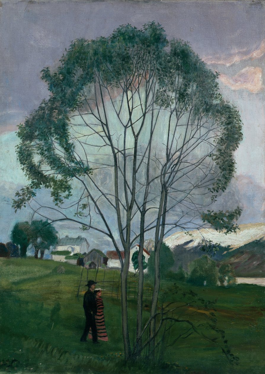 Noite de Junho e salsicha de Nikolai Astrup
