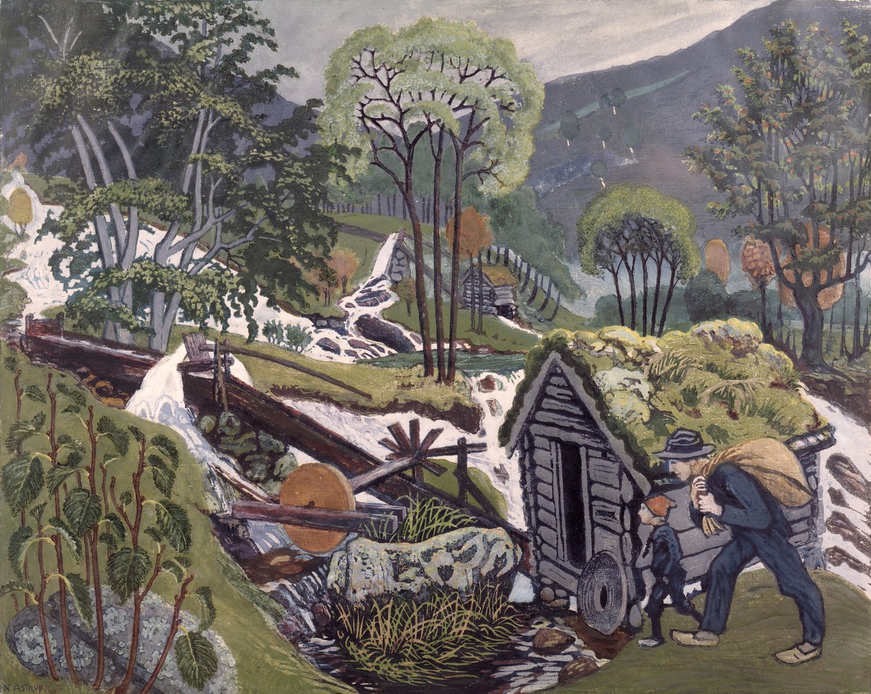Água de Kvennagong de Nikolai Astrup