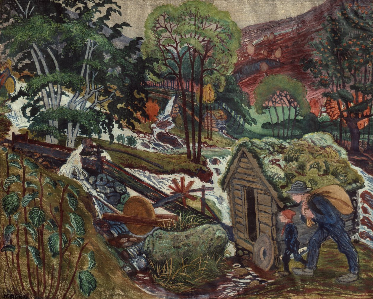 Água de Kvennagong de Nikolai Astrup