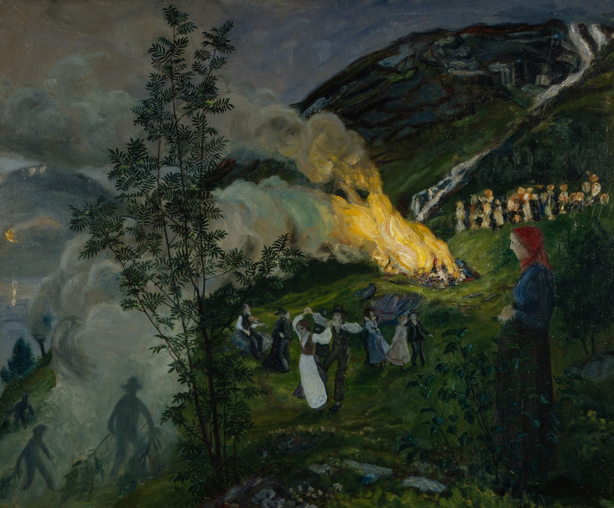 Incêndio de verão de Nikolai Astrup
