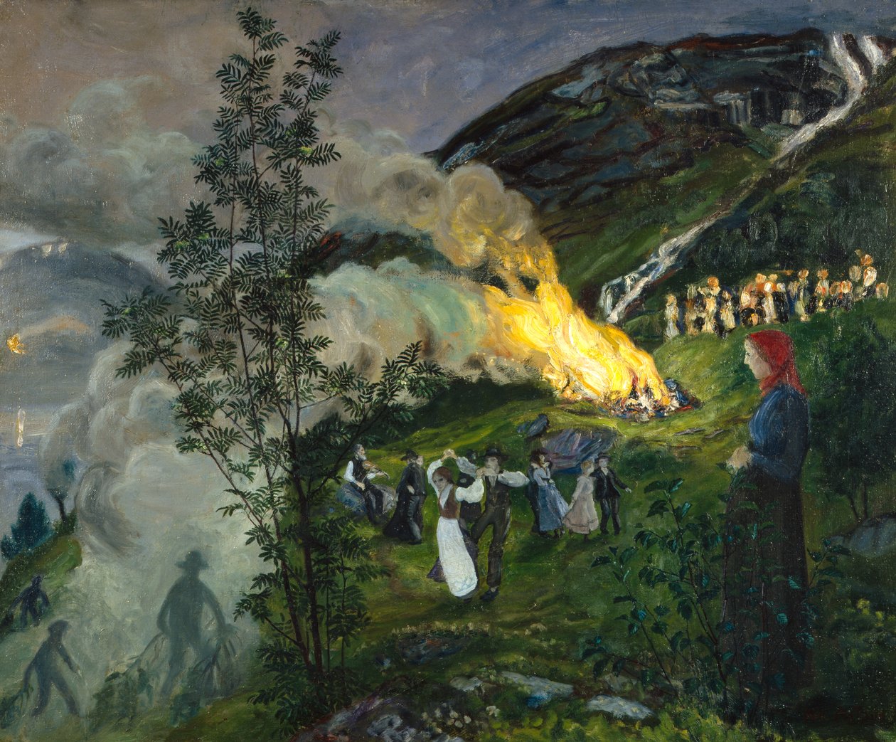 Incêndio de verão de Nikolai Astrup