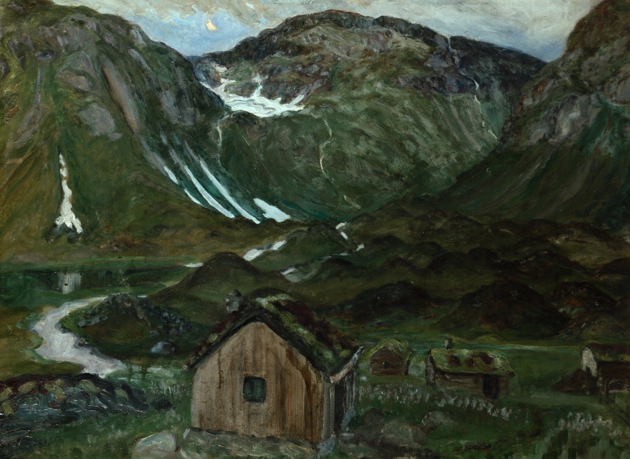 Pasto ao luar de Nikolai Astrup