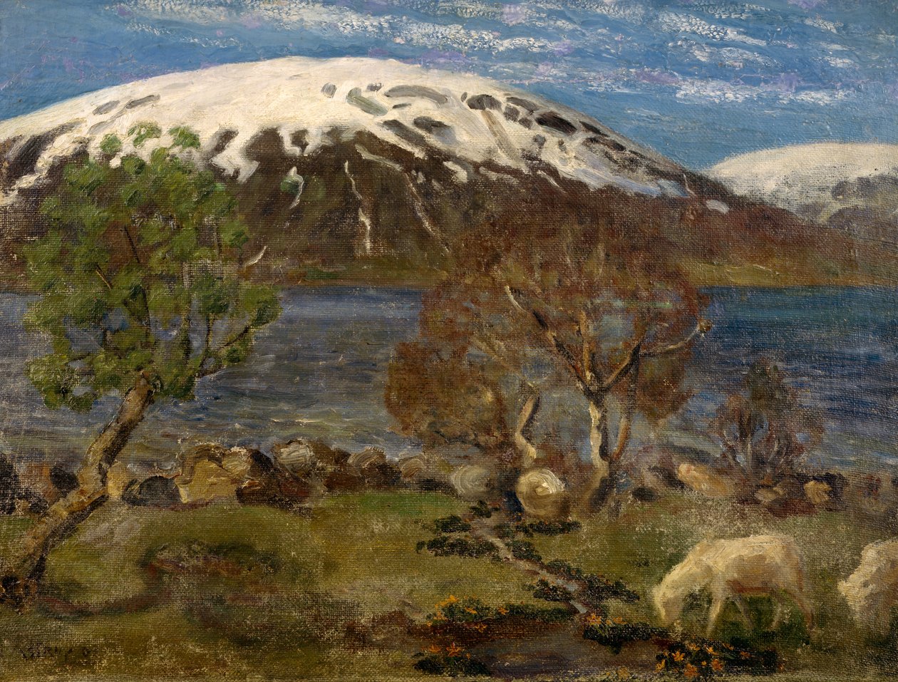 Nascente na água de Jolster de Nikolai Astrup