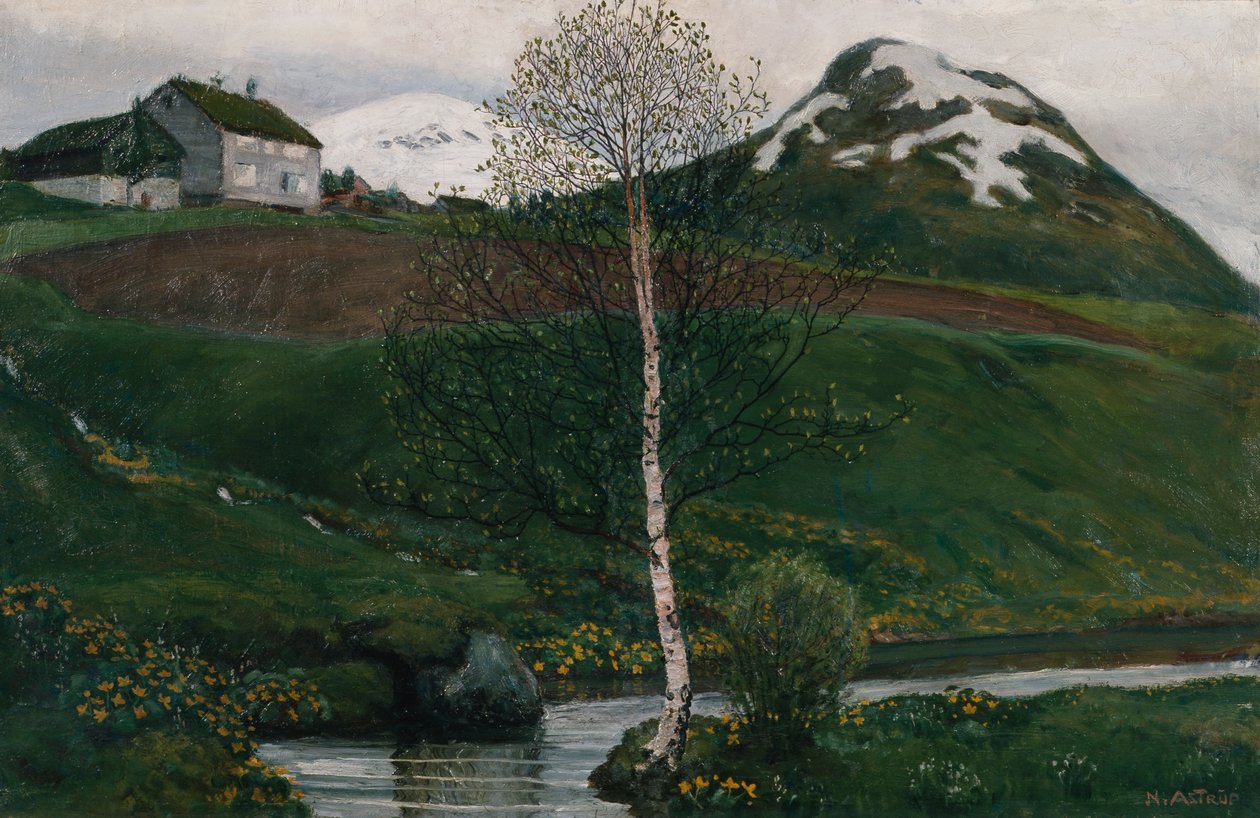 Atmosfera primaveril de Nikolai Astrup