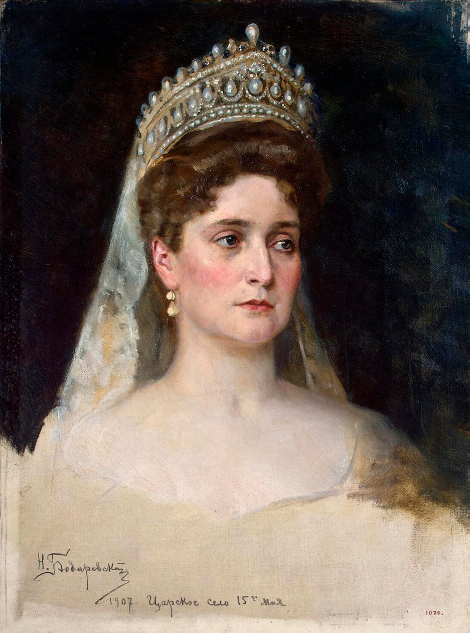 Czarina Alexandra Fiodorovna, 1907. de Nikolai Bodarevsky