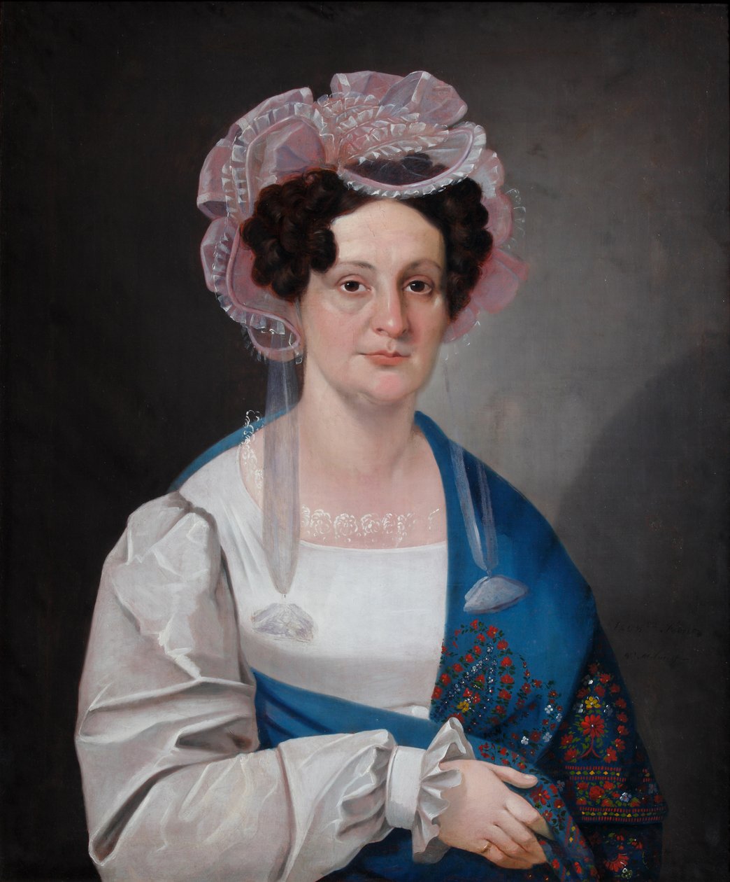 Retrato de Olga Matveevna Golovina, nascida Dashkova 1798-1840, 1828 de Nikolai Dmitrievich Mylnikov
