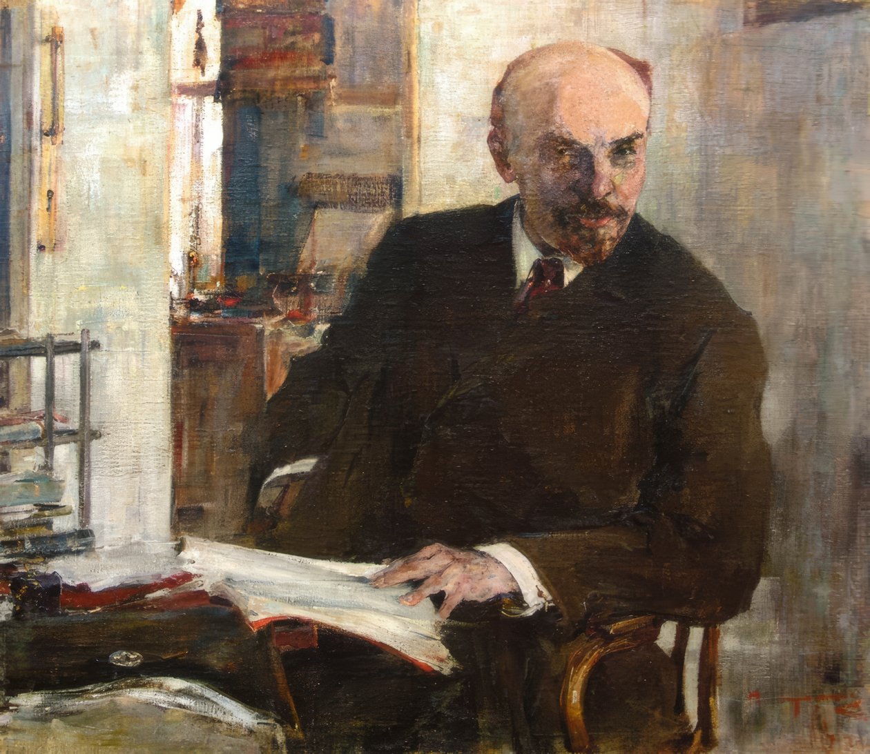 Retrato de V. I. Lenin de Nikolai Iwanowitsch Feschin