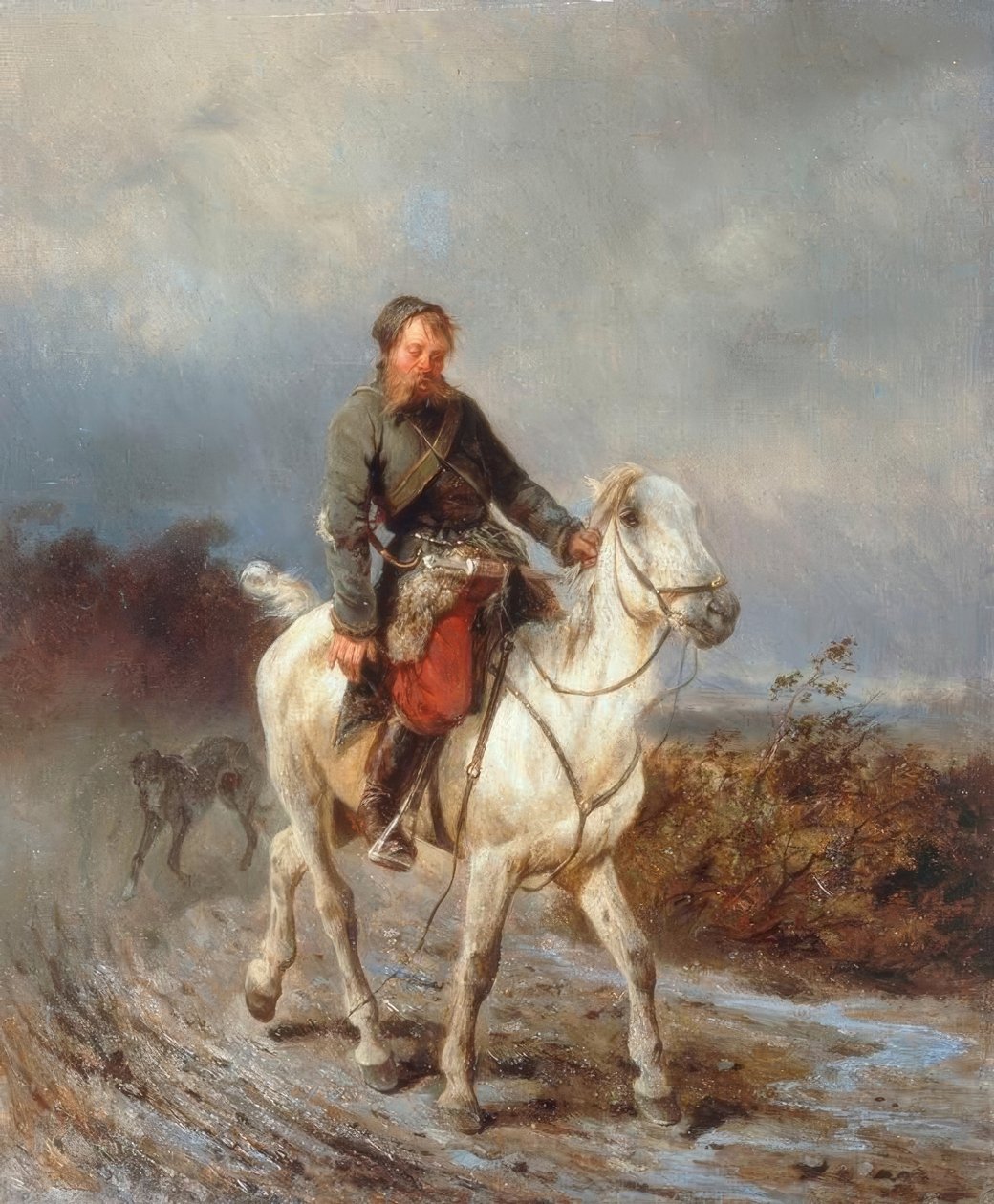 Retorno da caçada de Nikolai Jegorowitsch Swertschkow