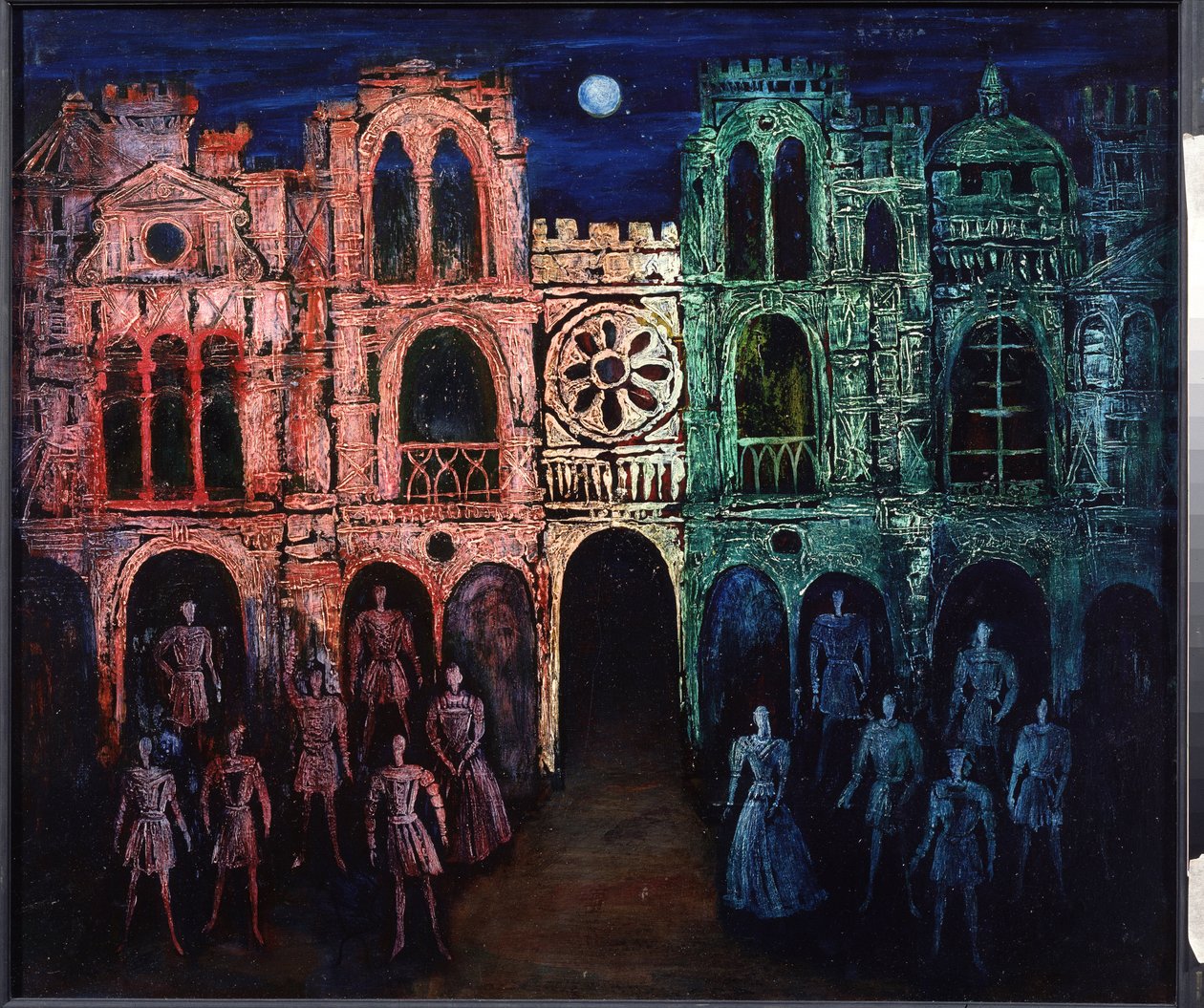 Projeto de encenação da peça Romeu e Julieta de William Shakespeare, 2002 (desenho) de Nikolai Konstantinovich Agafonov