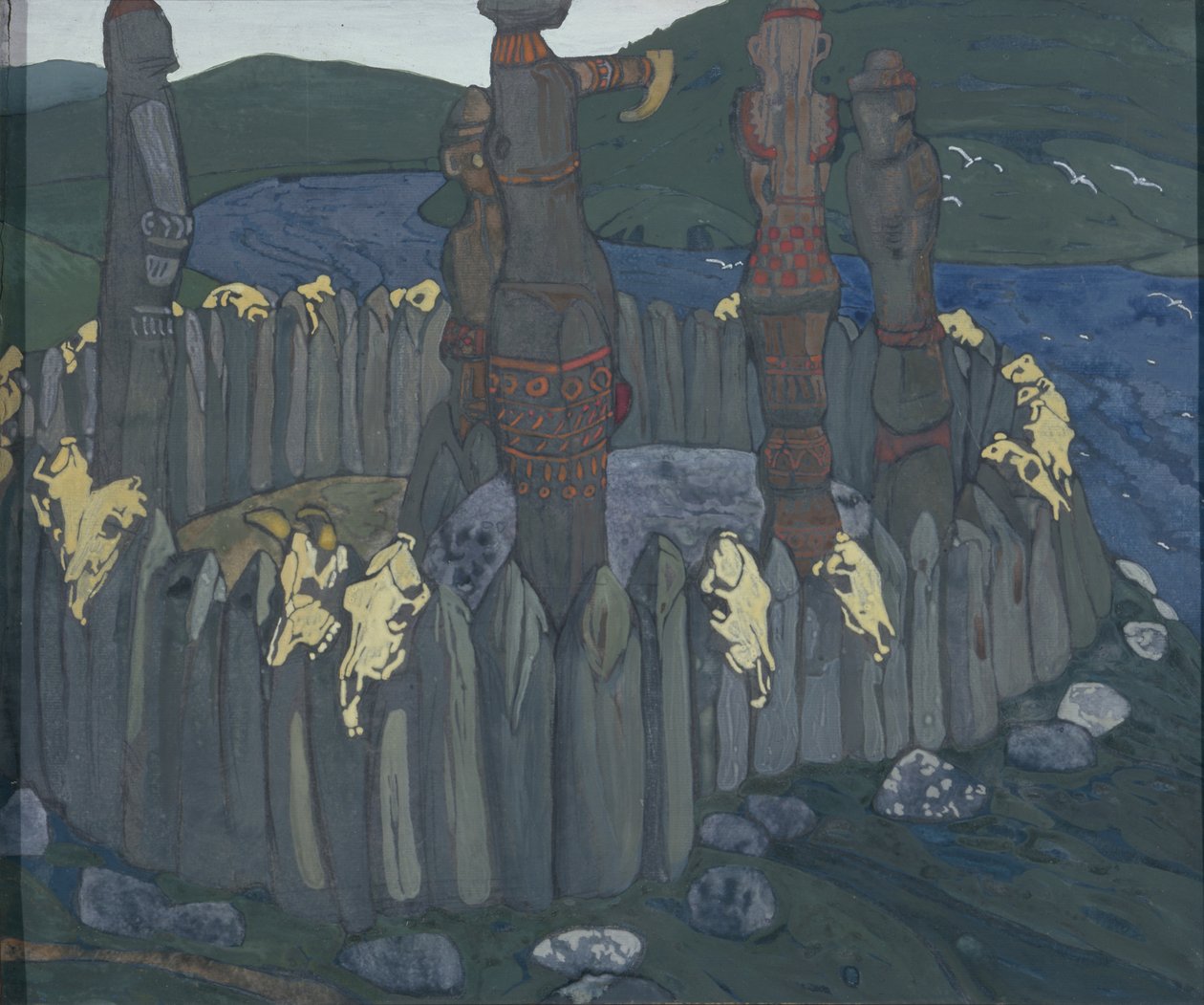 Ídolos, 1901 de Nikolai Konstantinowitsch Roerich