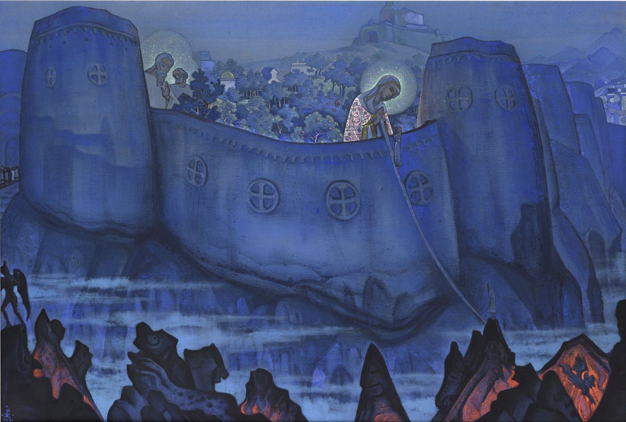 Madonna di Lavoro, 1931 de Nikolai Konstantinowitsch Roerich