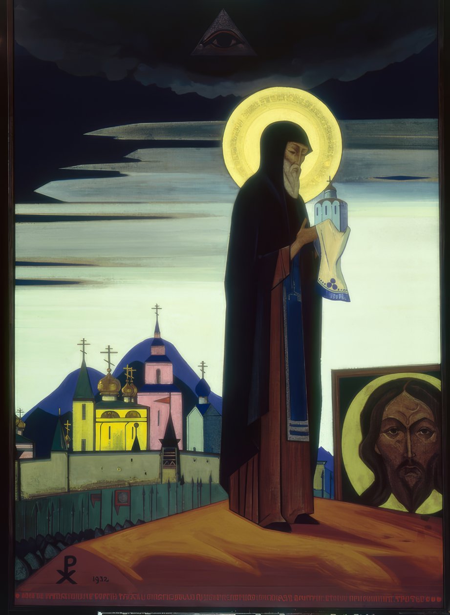 NKRoerich, São Sérgio de Radonej de Nikolai Konstantinowitsch Roerich