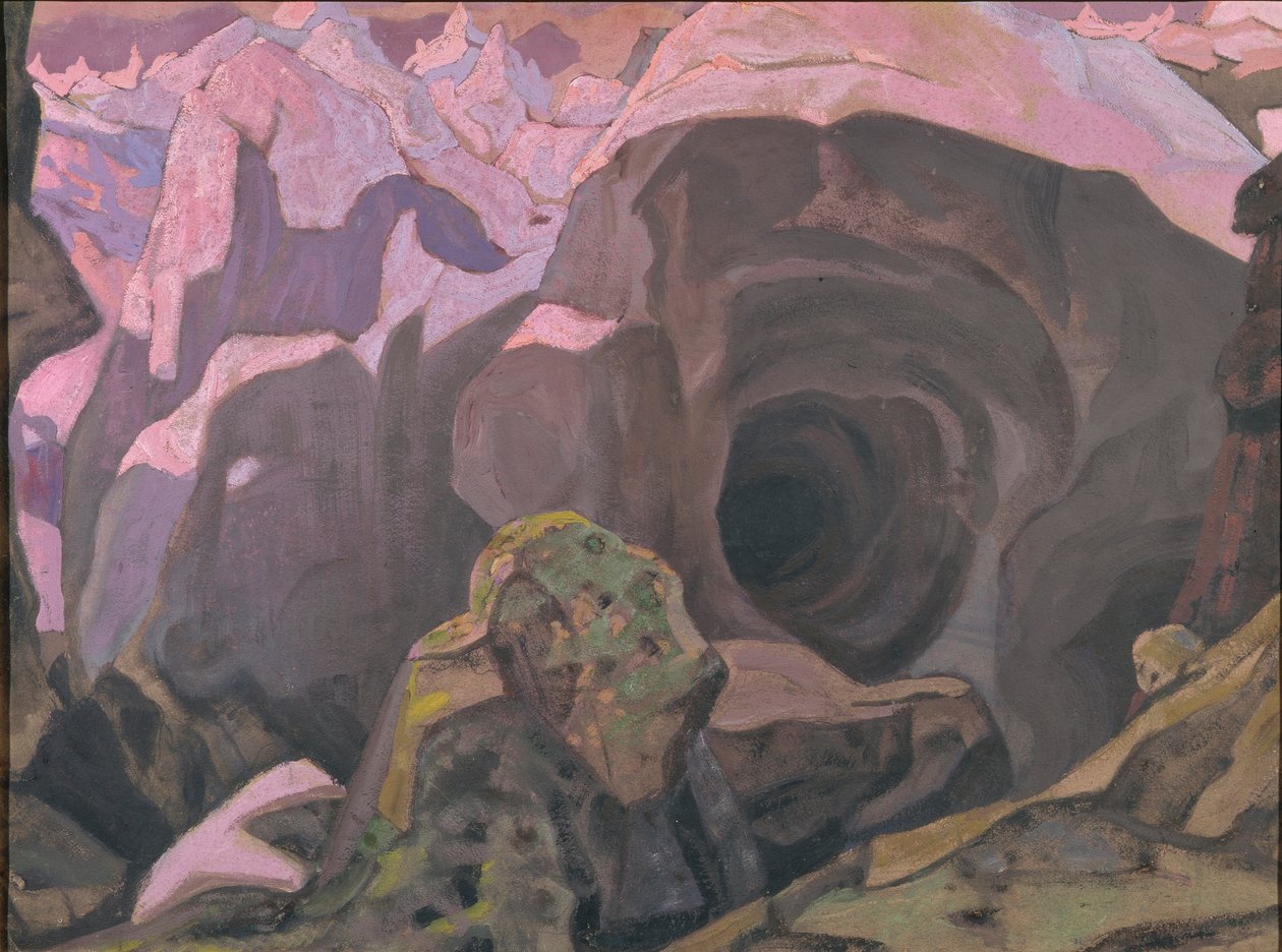Rondane. Cenografia da peça de teatro Peer Gynt de H. Ibsen, 1911 de Nikolai Konstantinowitsch Roerich