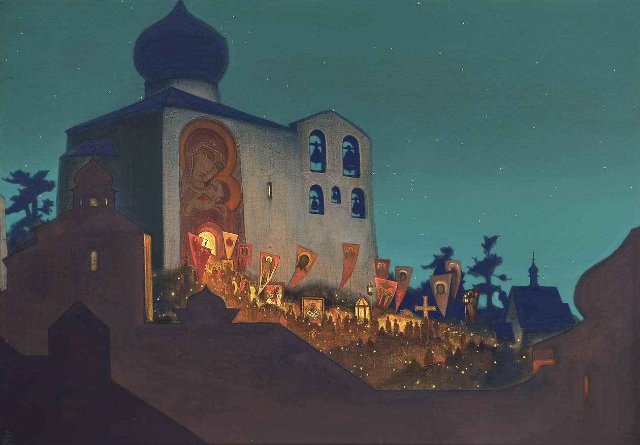 Páscoa russa, 1924 de Nikolai Konstantinowitsch Roerich