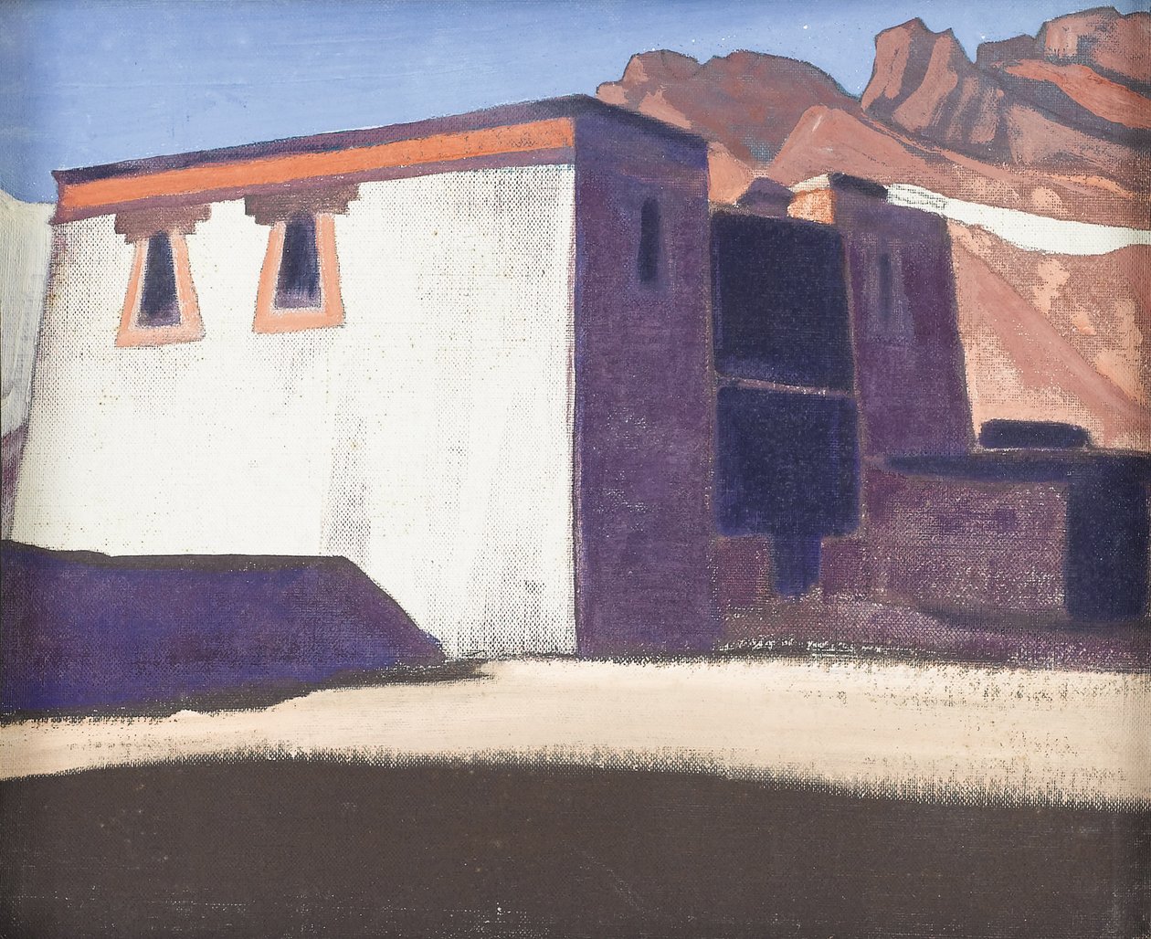 Mosteiro de Sharugon, Tibete, 1928 de Nikolai Konstantinowitsch Roerich