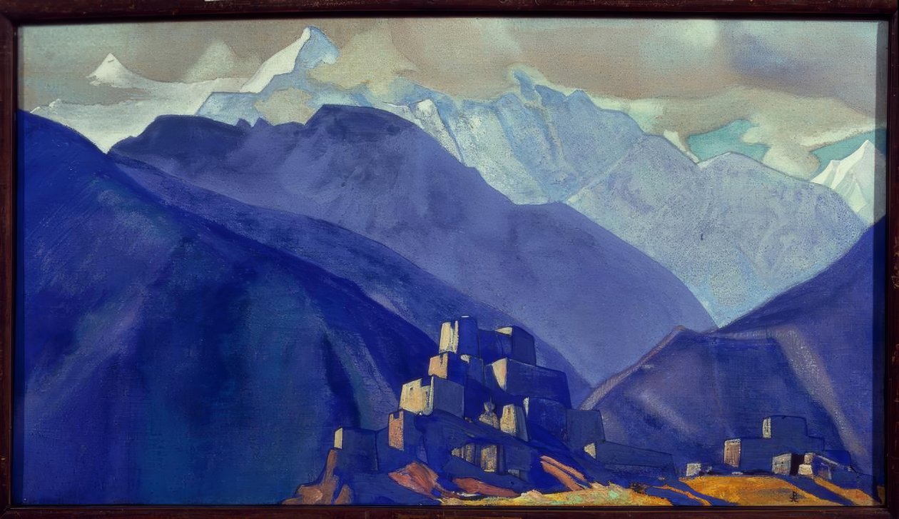 Stranghild. Mosteiro nas montanhas de Nikolai Konstantinowitsch Roerich
