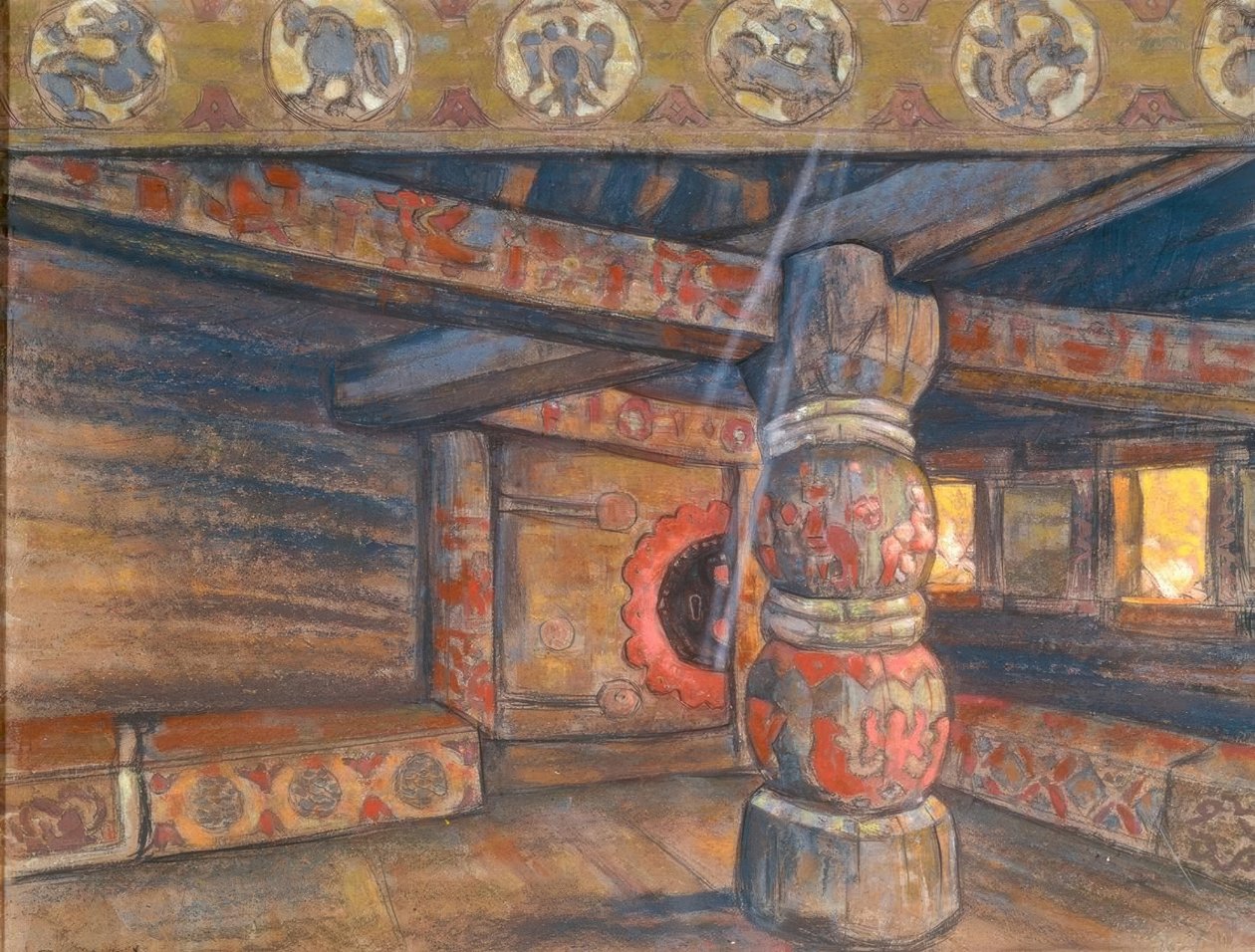Sala dos Yaroslavna de Nikolai Konstantinowitsch Roerich