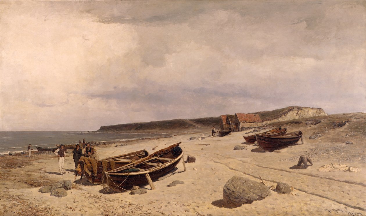Parte da praia de Jæren de Nikolai Martin Ulfsten