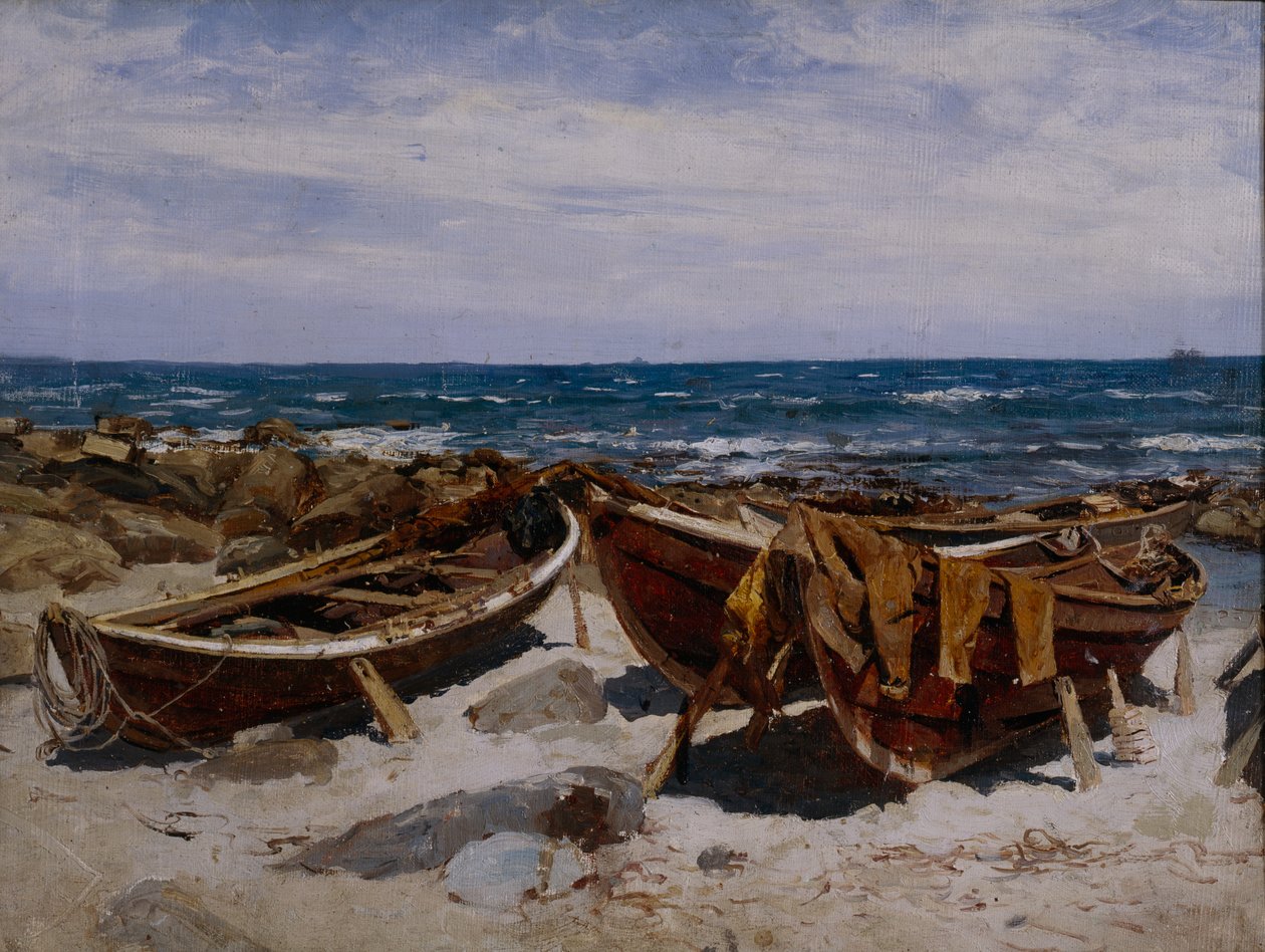 Estudo de Jaeren (óleo sobre tela) de Nikolai Martin Ulfsten