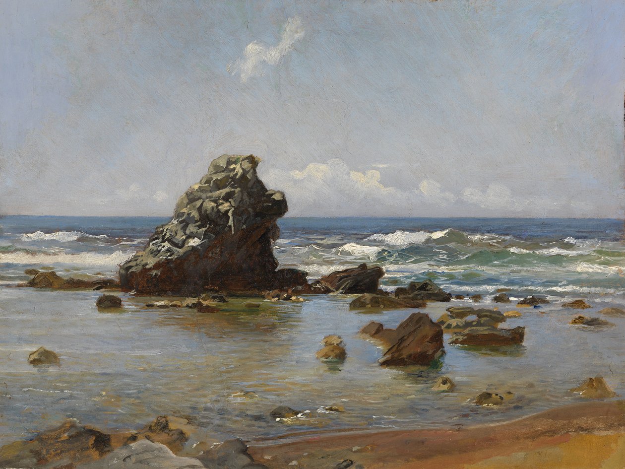 Baía em Livorno de Nikolai Nikolayevich Ge