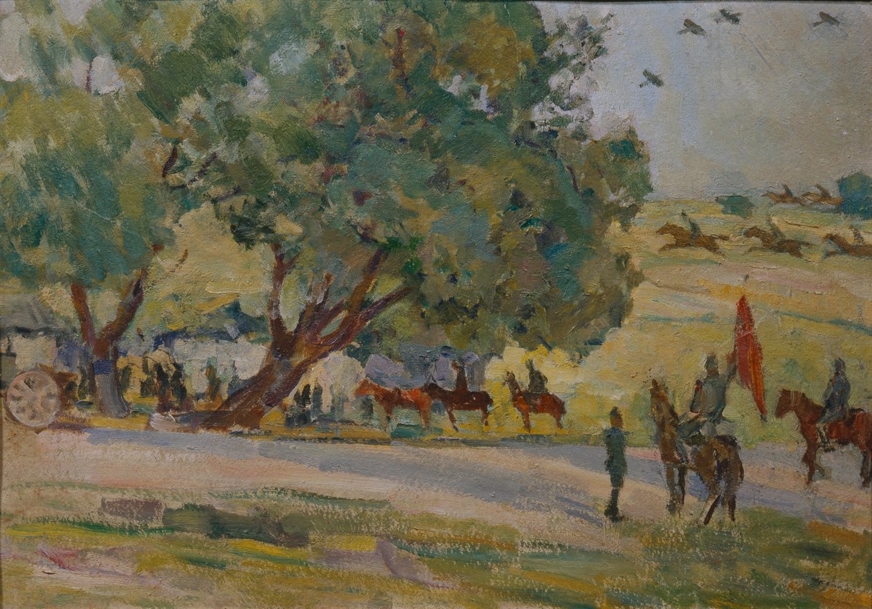Manobras perto de Moscou, 1930-1933 de Nikolai Pavlovich Ulyanov