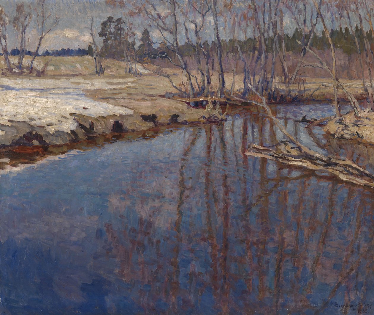 Meltwater, 1933 de Nikolai Petrovich Bogdanov Belsky