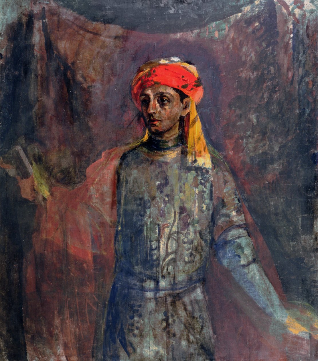 Retrato de Mikhail Kuzmin, 1911-12 de Nikolaj Nikolaevic Sapunov
