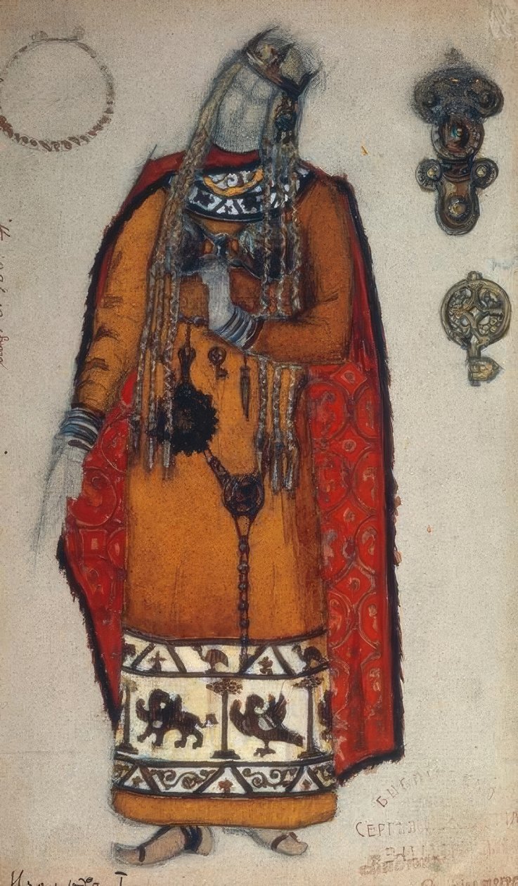 Wagner, Isolde - Estatueta de Roerich de Nikolai Konstantinowitsch Roerich