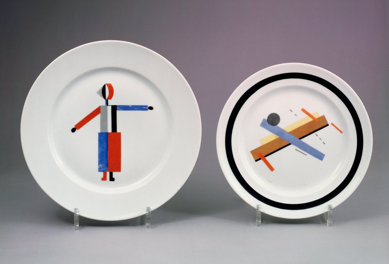 Placas suprematistas de Nikolaj Mihailovic Suetin