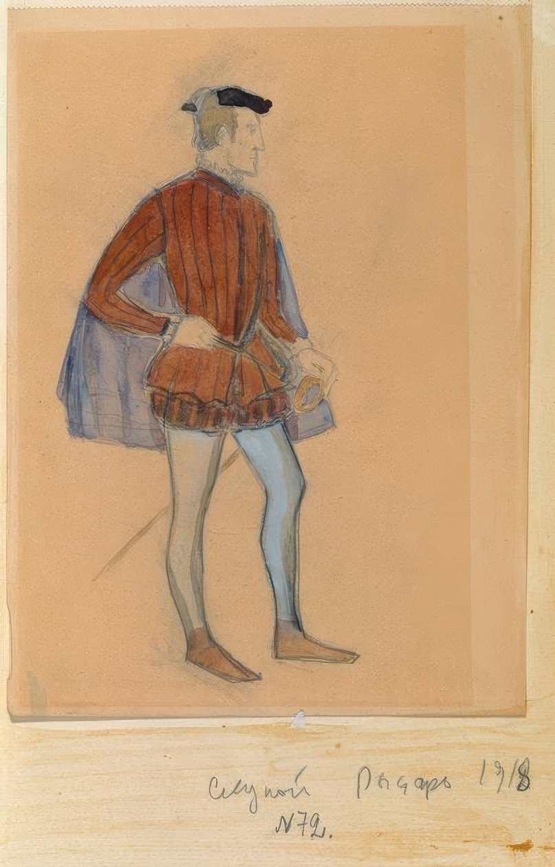 Figurino do Barão Albert de Nikolaj Pawlowitsch Uljanow