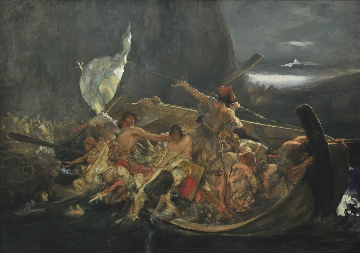 Após a destruição de Psara de Gyzis Nikolaos
