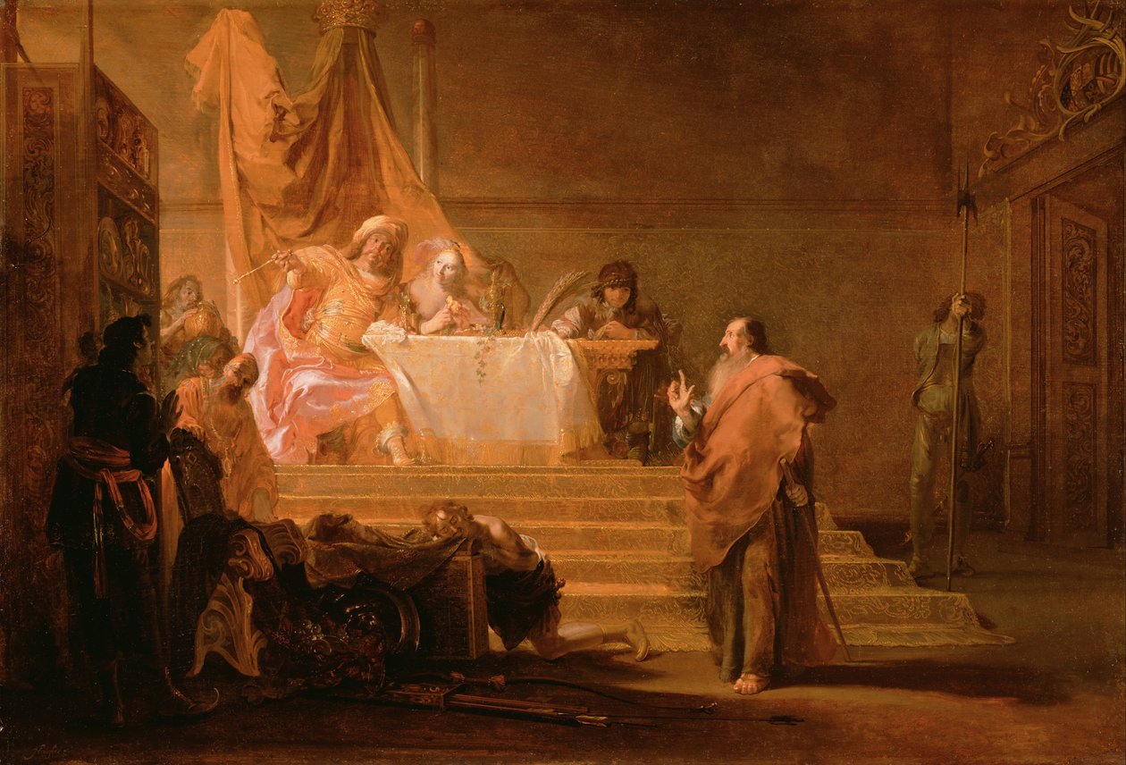 Solon antes de Croesus de Nikolaus Knüpfer