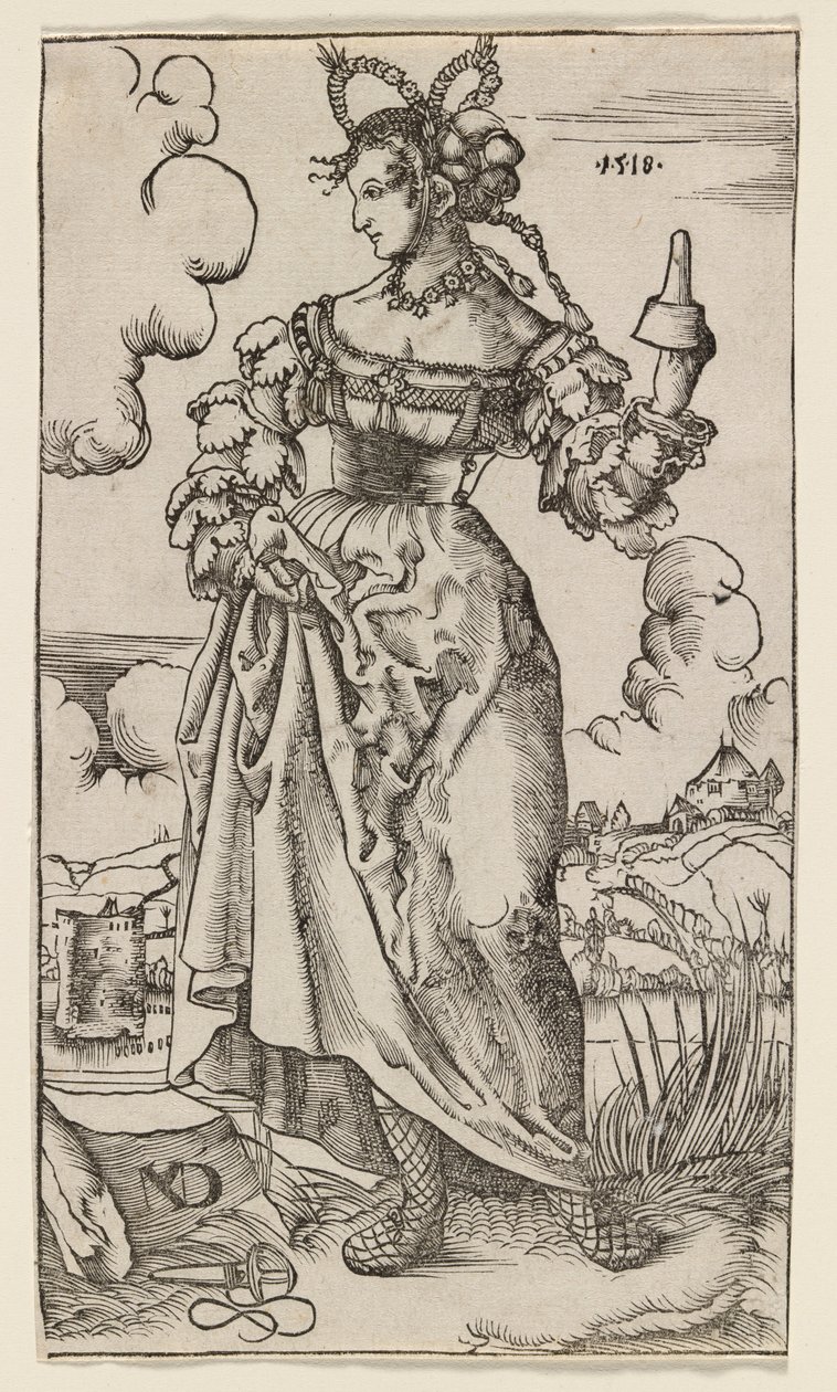 As Virgens Sábias e Tolas: A Quinta Virgem Tola, 1518. de Nikolaus Manuel Deutsch
