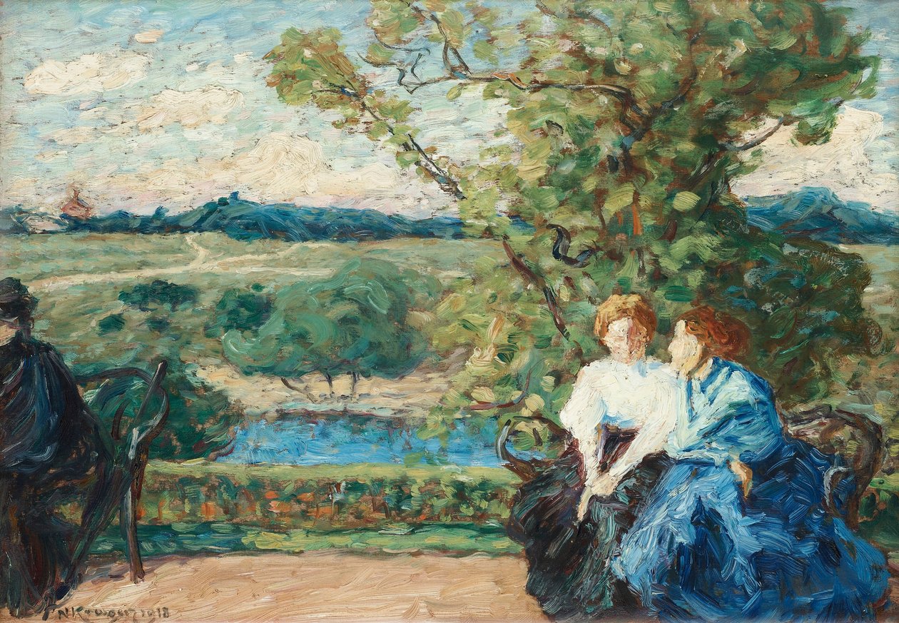 O terraço no Rosendal de Nils Kreuger