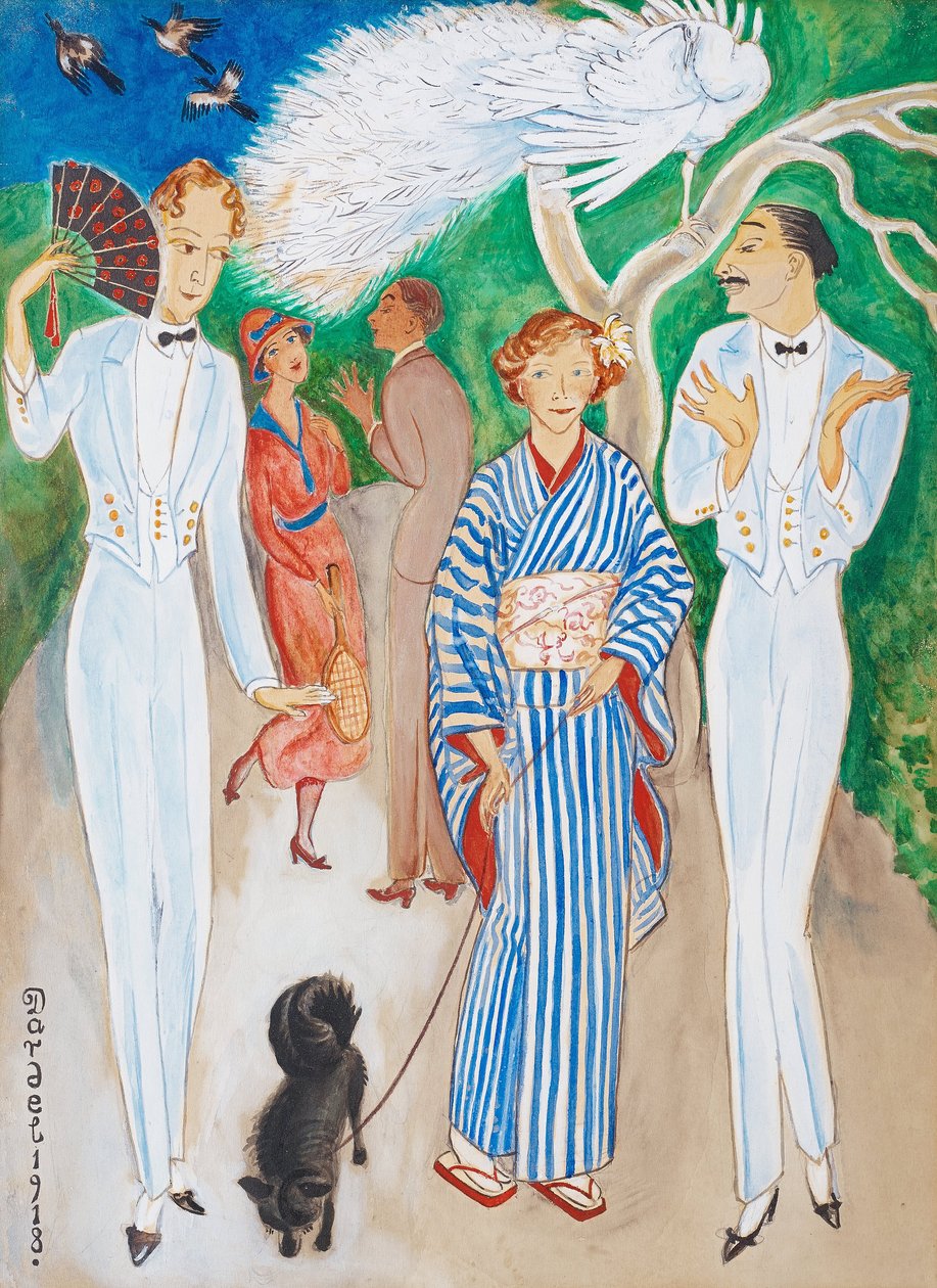 pavões de Nils von Dardel