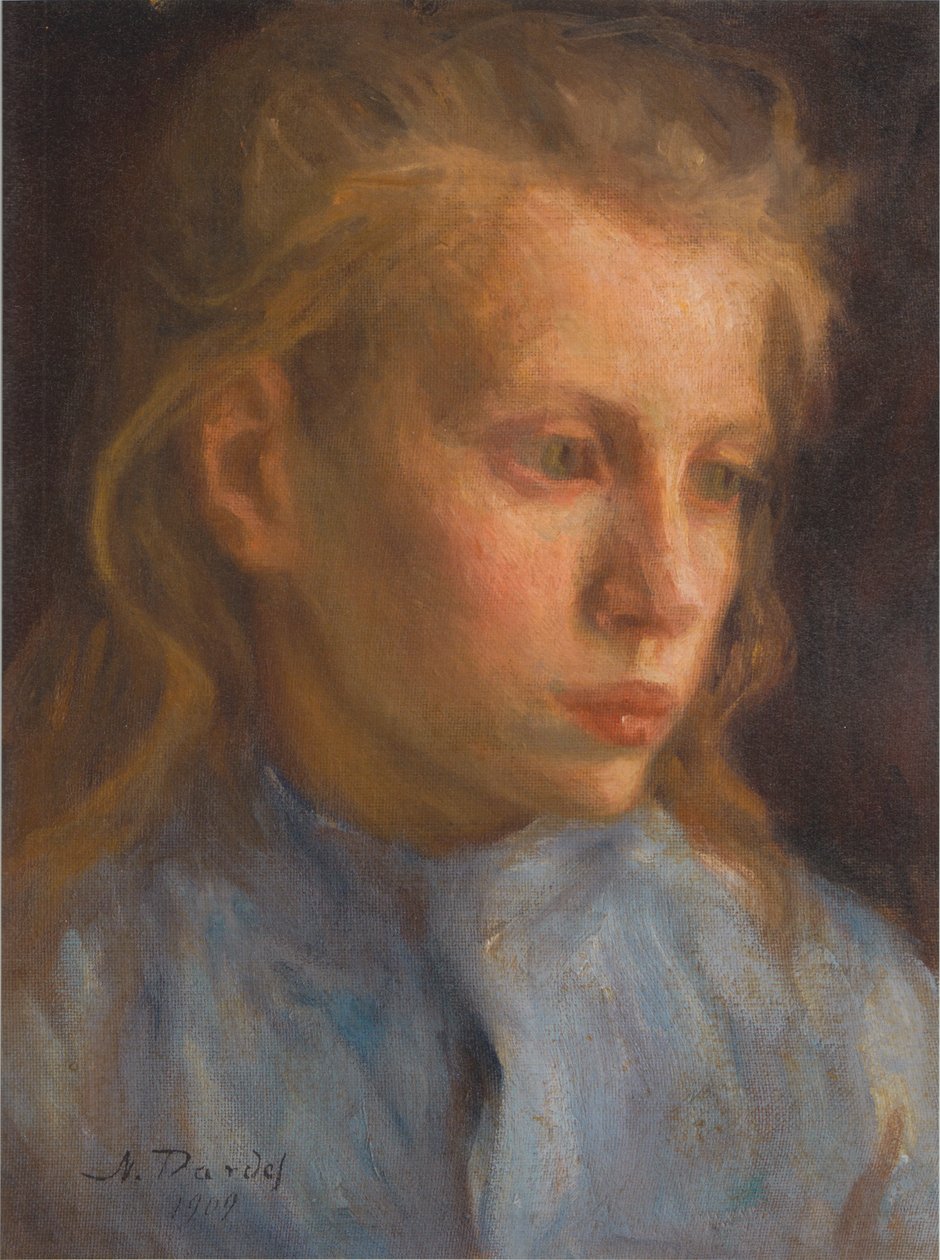 Torp girl (garota da fazenda) de Nils von Dardel