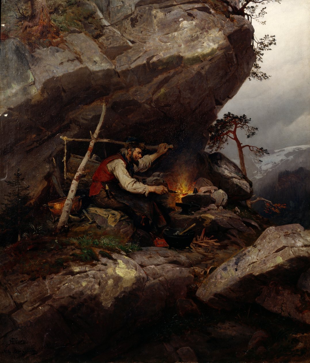 Um Ferreiro Viajante de Nils Bergslien