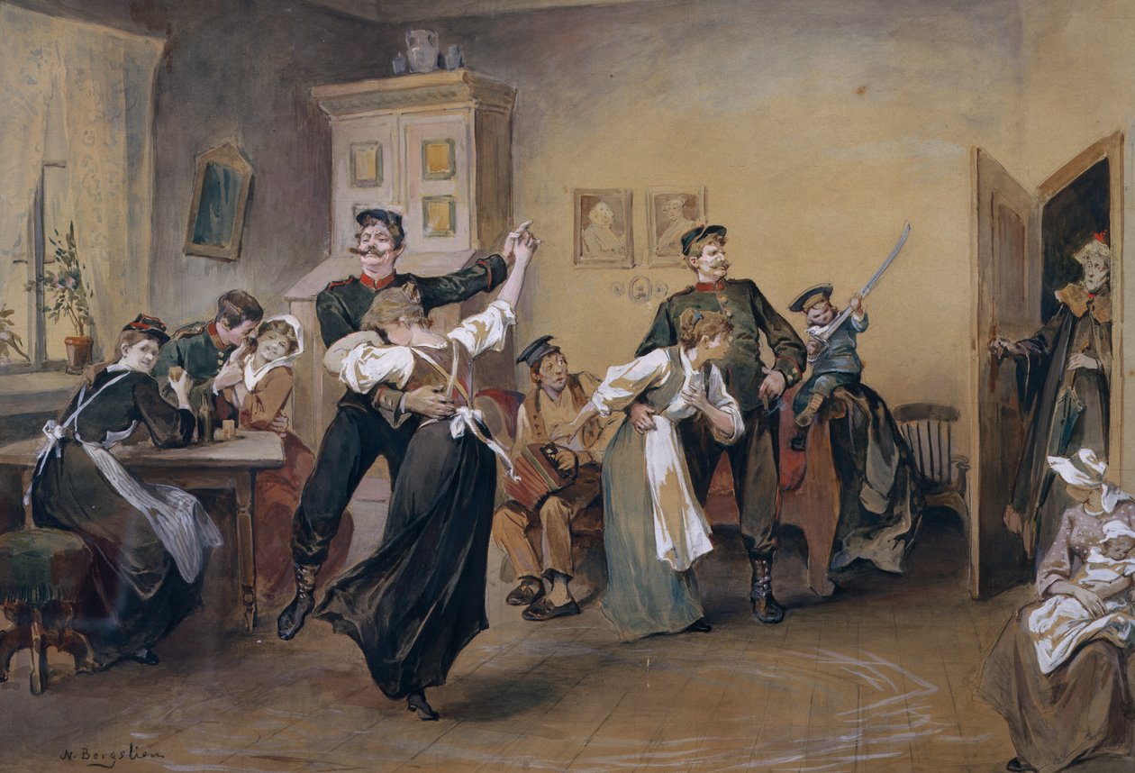 Dança no sótão de Nils Bergslien