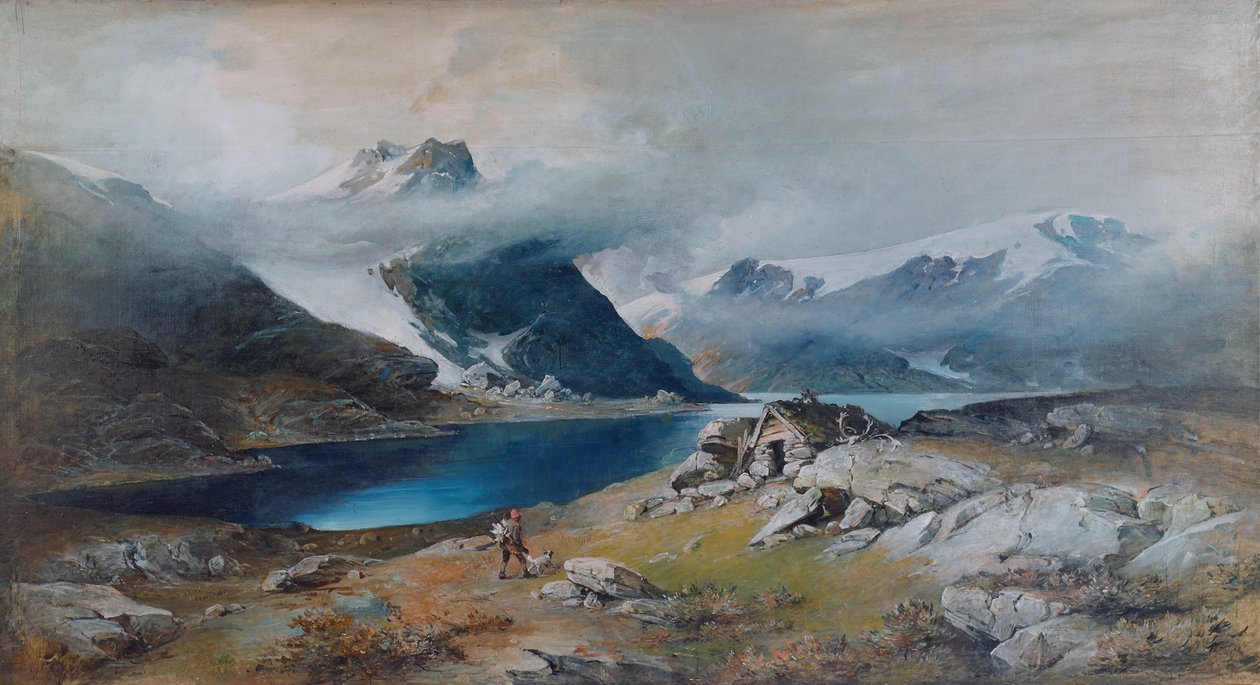 Montanha alta de Nils Bergslien