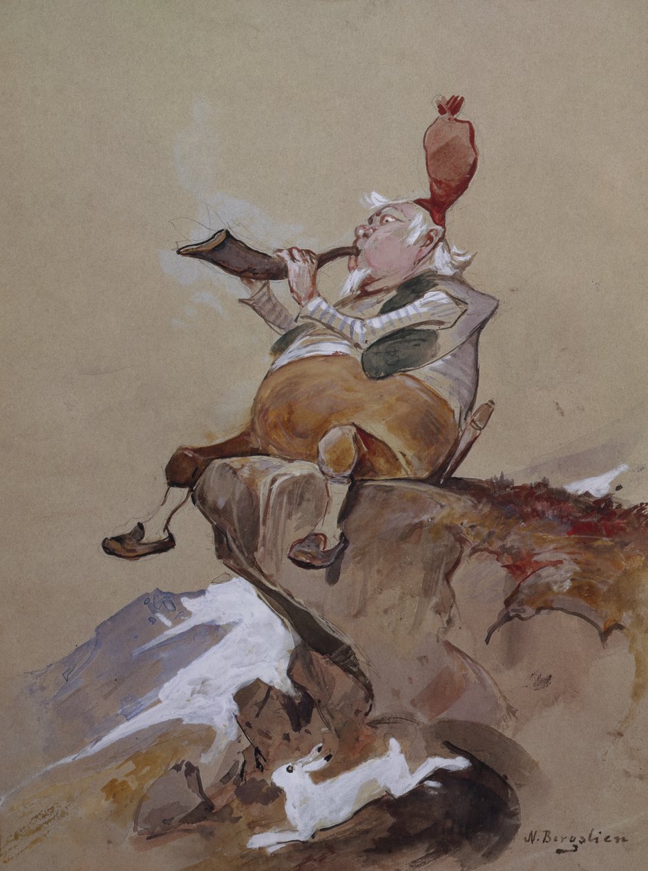 Jaktlur / corno de caça de Nils Bergslien