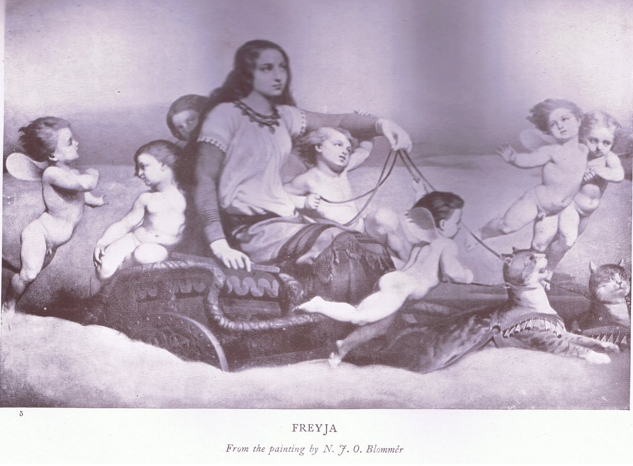 Freyja, década de 1920 de Nils Blommer