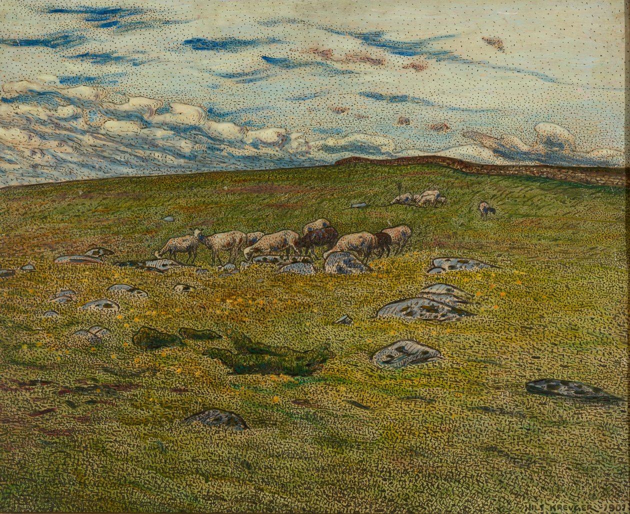 Ovelhas de pasto de Nils Kreuger