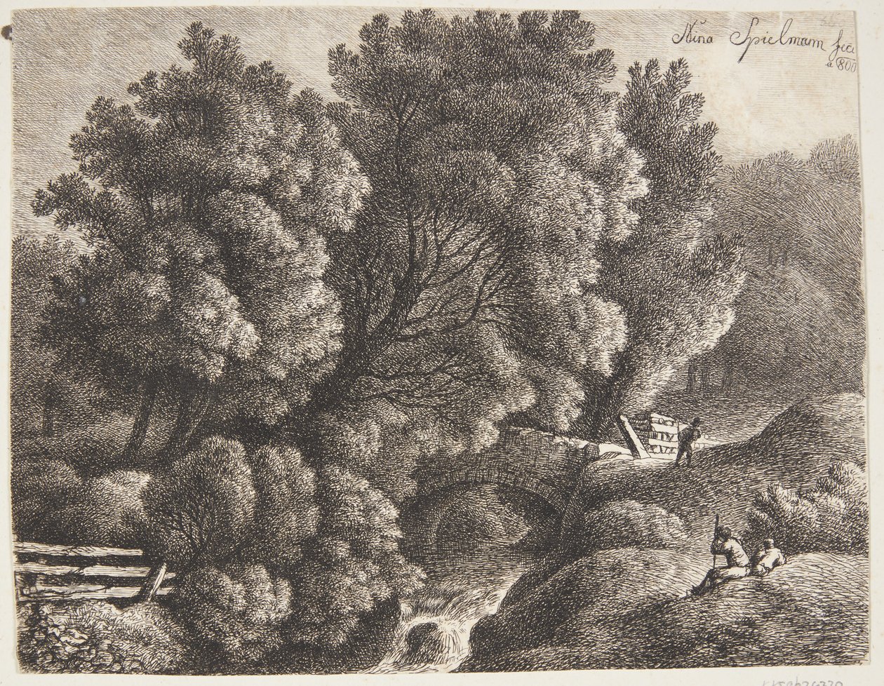 Paisagem com um riacho de Nina Spielmann