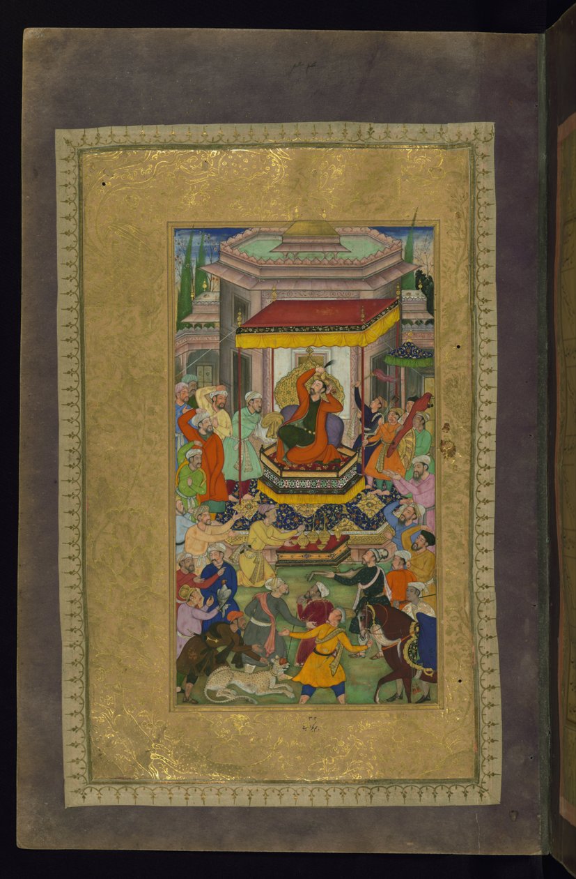 Alexandre, o Grande, entronizado em Persépolis de Nizami Ganjavi