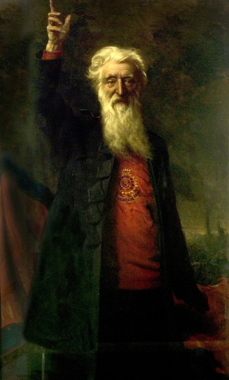 General William Booth, Fundador do Exército da Salvação (óleo sobre tela) de Noel Denholm Davis