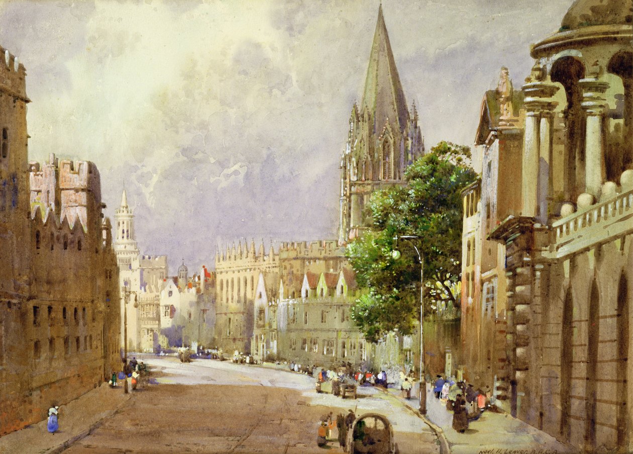 The High Street, Oxford de Noel Harry Leaver